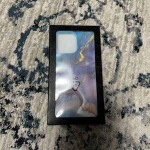 Stylish Blue and Gold Phone Case